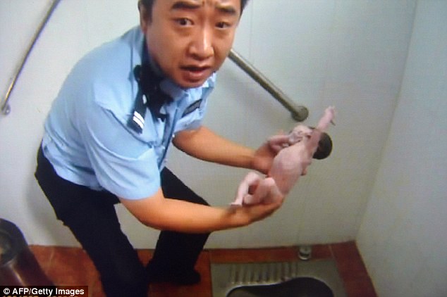 Baby Girl In China Survives Being Abandoned And Stuck HeadFirst Down A