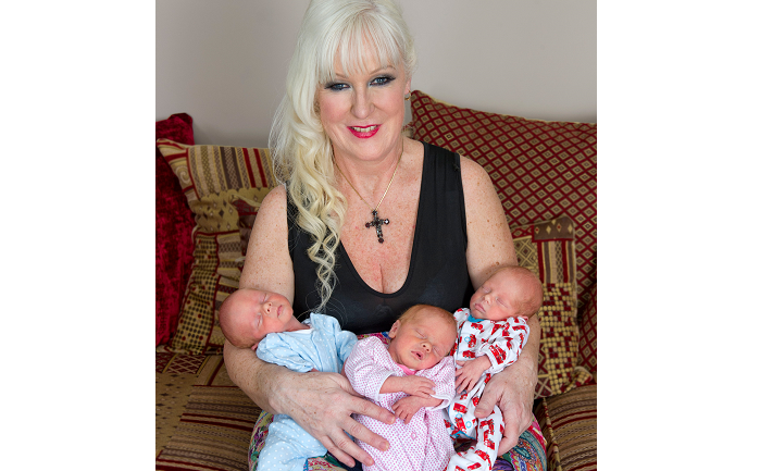 55 Year Old Grandmother Becomes The Oldest Mother Of Triplets