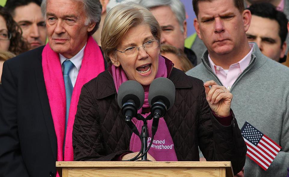Elizabeth Warren Promises to Wear Pro-Abortion Planned Parenthood Scarf to Her Inauguration
