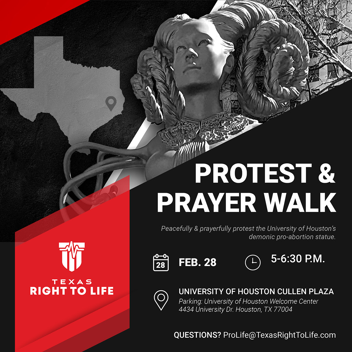 Pro-Life Group Will Protest University of Houston’s Satanic Abortion Statue