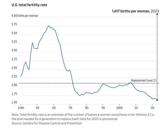 Birth Rates Plummet to Historic Lows, Lowest in Blue States With Abortions Up to Birth