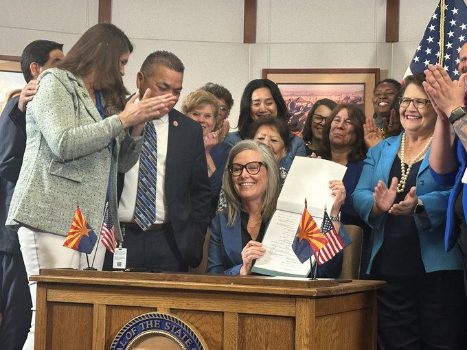 Katie Hobbs Signs Bill to Repeal Arizona Abortion Ban, Celebrates Killing Babies