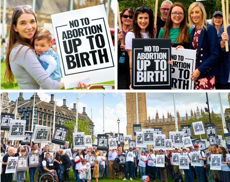 Hundreds of People Attend Rally to Defeat UK Bill for Abortions Up to Birth
