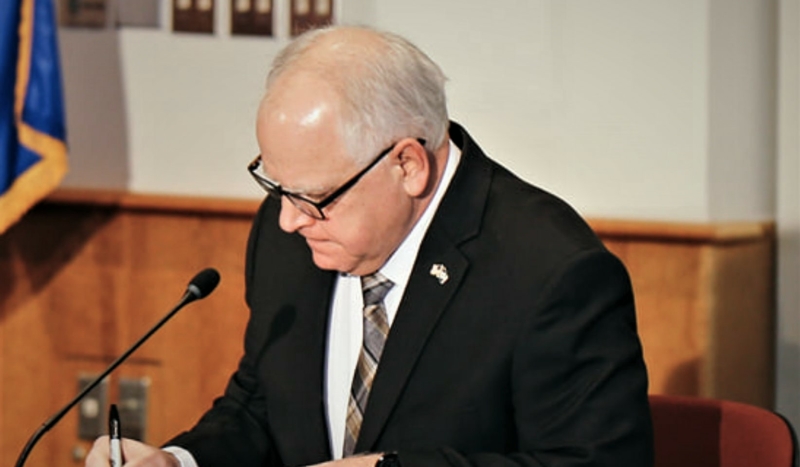 Tim Walz Exposed for Signing Law for Abortions Up to Birth